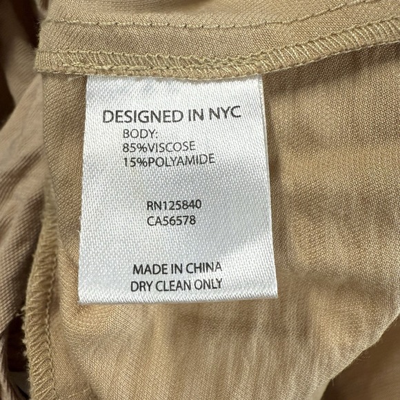 INTERMIX Paula Belted Twill Jumpsuit Size 6 Boho - Picture 11 of 11